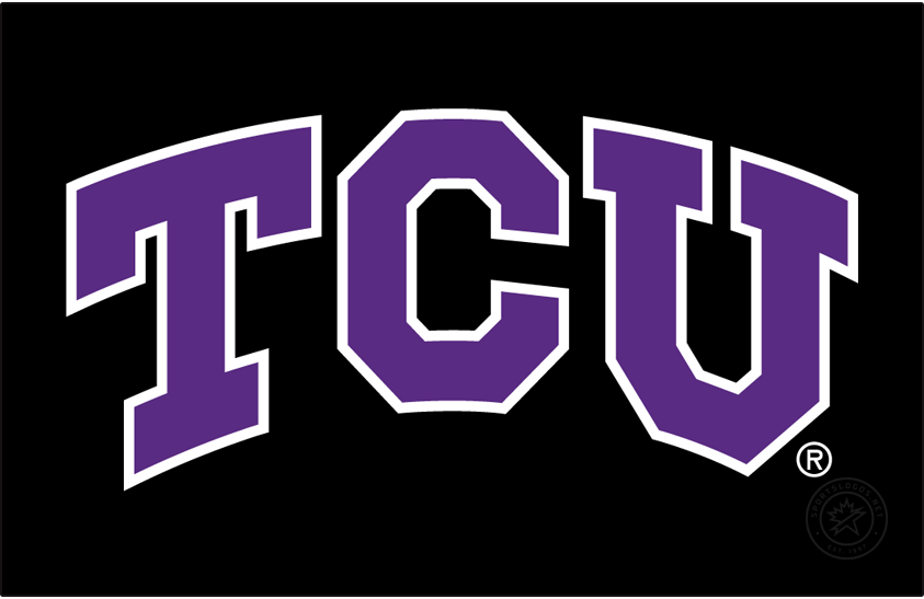 TCU Horned Frogs 2013-Pres Alt on Dark Logo v2 diy DTF decal sticker